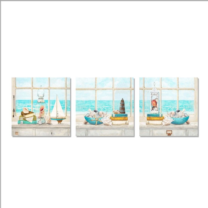 Wallity dr9009 Conjunto de 3 Pinturas Decorativas en Lienzo Multicolor Wallity dr9009 Conjunto de 3 Pinturas Decorativas en Lienzo Multicolor